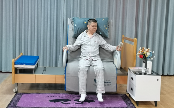 下床坐立